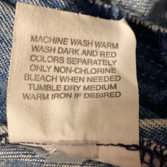 Vintage Lee Riveted Jeans boyfriend cropped cuffed high rise light wash size 8 - Picture 15 of 15